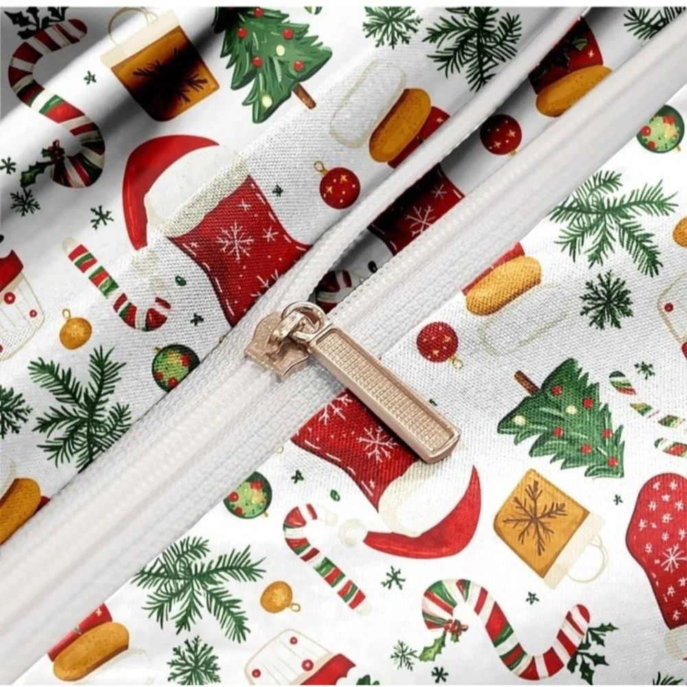 Christmas Duvet Cover‎ Full Size Set - Extra Soft Full Duvet Cover with 2 Pillow